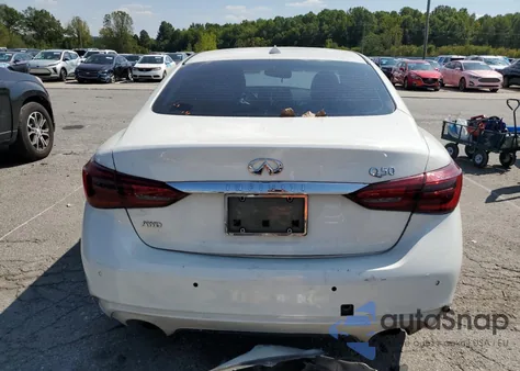 2018 Infiniti Q50 Luxe из США, поврежденный, VIN JN1EV7AP4JM351017